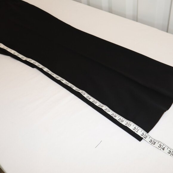 Chico's Womens Black Wide Leg Trouser Pants Size 3.5 / 18R Classic Office Staple - Picture 7 of 7